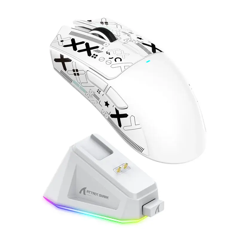 MOUSE GAMING ATTACK SHARK X11 WIRELESS WHITE